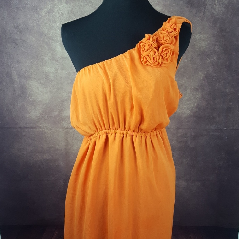 Merona  Floral One Shoulder Dress - Sz L